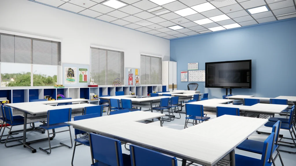 Young India Police School - Hyderabad - Classroom Design